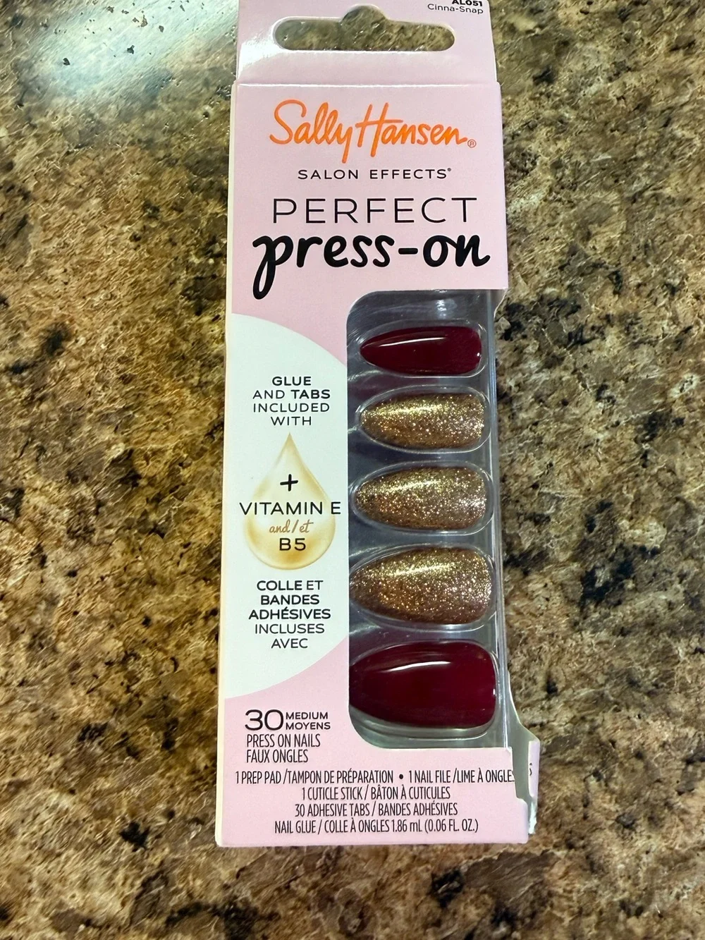 Sally Hansen Cinna-Snap Perfect Press-On Nails - NEW